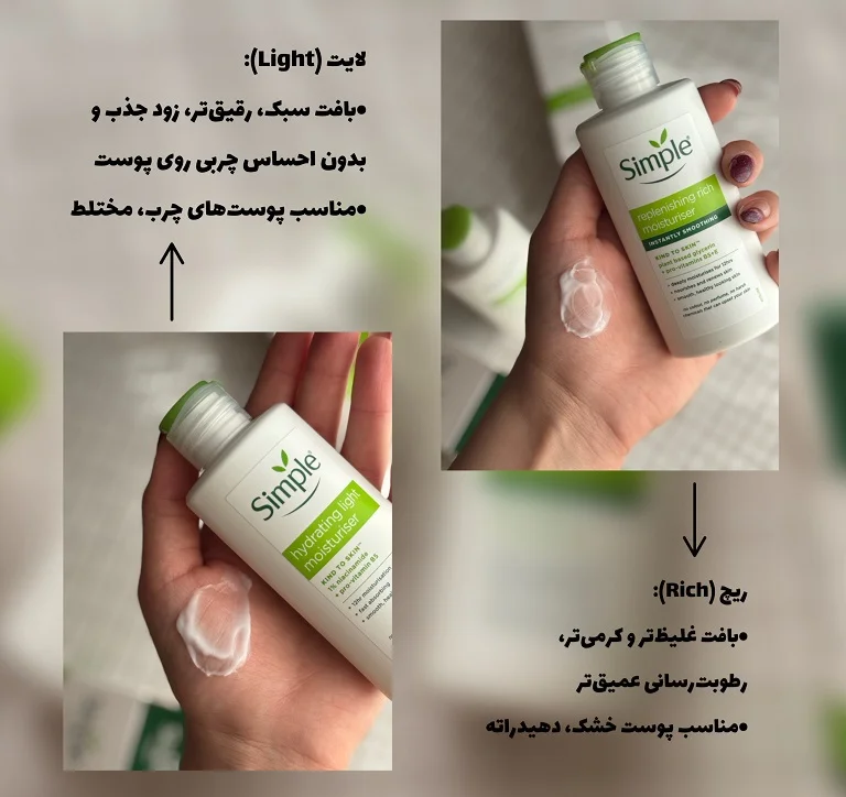 simple-moisturiser01 کرم ابرسان و مرطوب کننده سیمپل  حجم 125 میل - Image 3